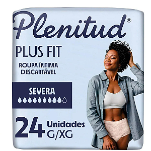 Roupa Íntima Adulto Plenitud Plus Fit Pants G/EG 24 Un