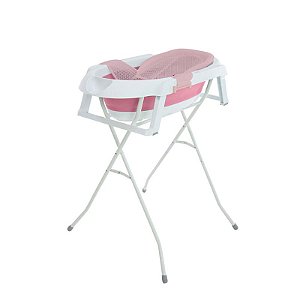 Banheira com Suporte Smile 2 em 1 Pink - Safety1st