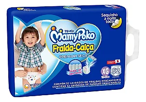 Fralda Infantil MamyPoko Pants XG com 52 Unid