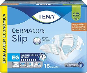 Fralda Adulto Tena Slip Dermacare  XG com 16 unidades