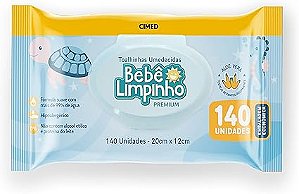 TOALHAS UMEDECIDAS BB LIMPINHO PREMIUM 140 UN