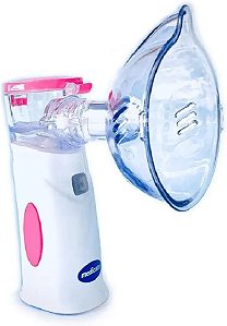 Inalador Nebulizador Air Mesh Colors Medicate Rosa