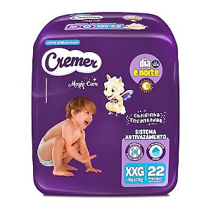 Fralda Infantil Cremer Magic Care XXG 22 unidades