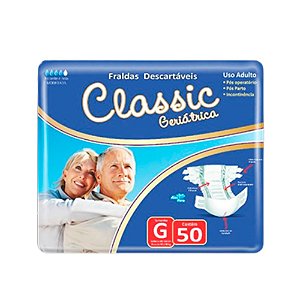 Fralda Adulto Classic Senior 50 unidades
