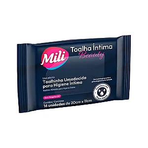 Toalhas Umedecidas Mili Higiene Intima 20 unidades