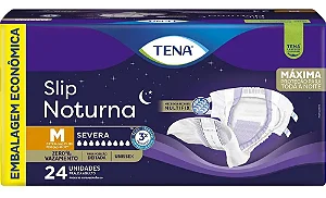 Fralda Adulto Tena Slip Noturna M L24 P21 unidades