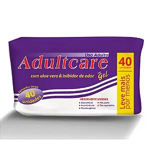 Absorvente Adulto Unissex Adultcare 40 unidades