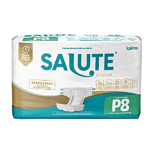 Fralda Adulto Salute Regular P 8 unidades