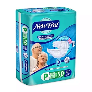 Fralda Adulto New Fral P 50 unidades
