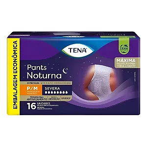 Roupa Íntima Adulto Tena Noturna Pants P/M L16P14UN