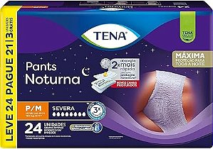 Roupa Íntima Adulto Tena Noturna Pants P/M L24 P21