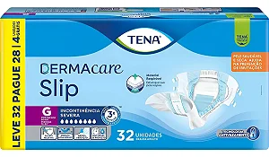 Fralda Adulto Tena Slip Dermacare G LV32PG28 unidades