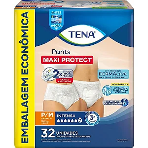 Roupa Íntima Adulto Tena Dermacare Pants P/M L32P28UN