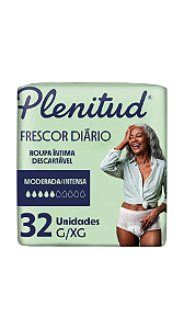 Roupa ìntima Adulto Plenitud Classica G/XG 32 unidades