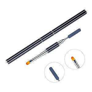 Pincel Para Polygel Com Espátula Sortido