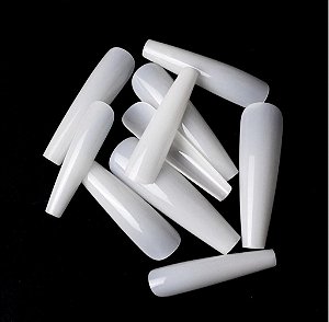 Tips Ballarina Realista Branca (100und)