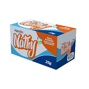 Algodão Nathy em Rolo Caixa 25g