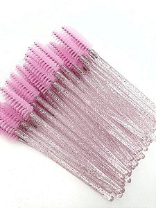 Escovinha com gliter para cílios e sobrancelhas