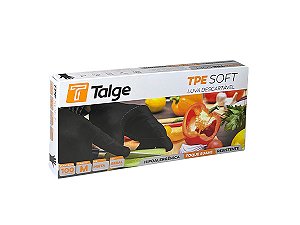 LUVA TPE (termoplástico) PRETA TALGE TAMANHO M