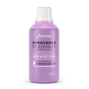 Removedor de Esmalte Farmax sem Acetona Uva 100mL