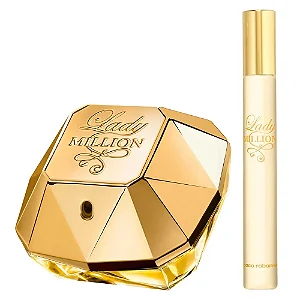 Paco Rabanne Lady Million Kit Perfume Feminino + Perfume Travel Size EDP