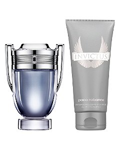 Kit Paco Rabenne Invictus Eau De Toilette 100ml + All Over Shampoo 100ml