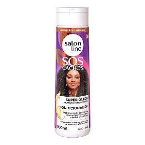 Condicionador SOS Cachos Super Óleos Salon Line 300ml