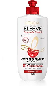 Creme Para Pentear Anti-Danos Reparação Total 5 L'oreal Paris Elseve 250ml