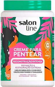 Creme Para Pentear Salon Line Reconstrução Intensa 1kg