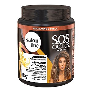 Creme Para pentear Salon Line SOS Cachos Arginina 1kg