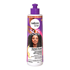 Ativador de Cachos Salon Line SOS Cachos Super Óleos 300ml