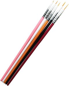 KIT DE PINCEL FINO PARA DECORAÇÃO