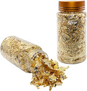 FOLHA DE OURO POTE PEQUENO