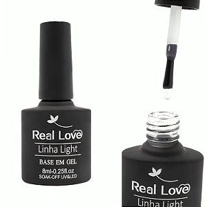REAL LOVE BASE EM GEL LINHA LIGHT 8ML