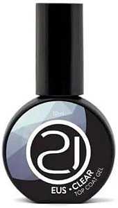 NAILS 21 TOP COAT GEL EUS CLEAR 12ML