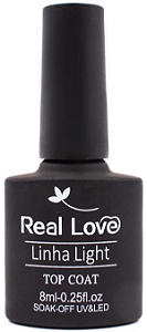 REAL LOVE TOP COAT LINHA LIGHT 8ML