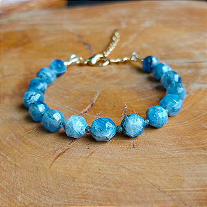Pulseira de Cianita Azul – Clareza e Proteção Energética