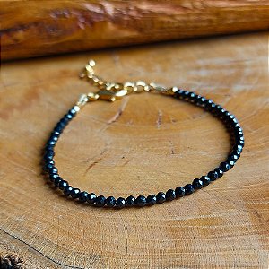 Pulseira de Turmalina Negra