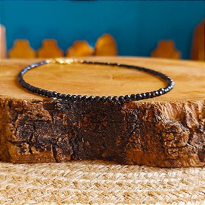 Colar de Turmalina Negra