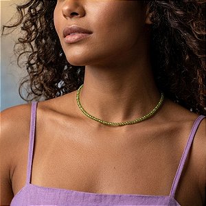 Colar de Apatita Verde – Cura Emocional, Renovação e Equilíbrio