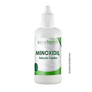 Minoxidil 5% com propilenoglicol.