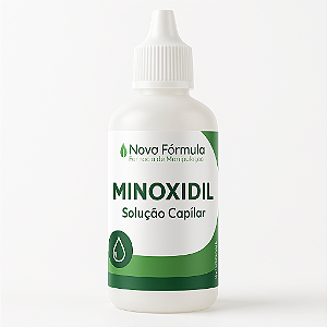 Minoxidil 5% com propilenoglicol.