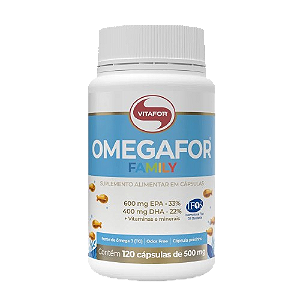 Omegafor Family 120 Cápsulas - Vitafor