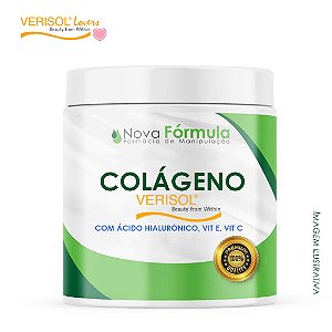 Colágeno Verisol com Ácido Hialurônico, Vitamina E e Vitamina C 200g