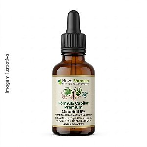 Sérum Capilar com Minoxidil e Fatores de Crescimento 50ml.