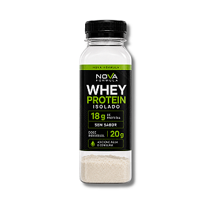 Whey Protein Isolado Sem Sabor – Dose Individual 20g | Nova Fórmula