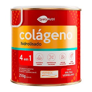 Colágeno Verisol 4em1 250g Frutas Vermelhas - QualyNutri