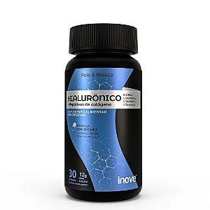 Ácido Hialurônico + Peptídeos de Colágeno 30 caps - Inove Nutrition.