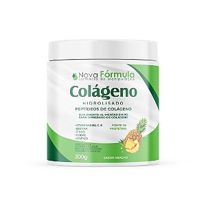 Colágeno Hidrolisado 300g Abacaxi - Peptídeos De Colágeno