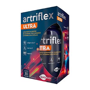 Artriflex Ultra 30 Cápsulas - Colágeno Tipo II 80mg - Qualy Nutri